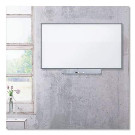 3M Porcelain Dry Erase Board, 72 x 48, Widescreen Aluminum Frame (DEP7248A)