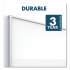 Quartet Silhouette Total Erase Whiteboard, 85 x 48, Silver Aluminum Frame (C8548)