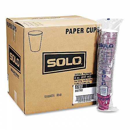 Paper Hot Drink Cups in Bistro Design, 3.35
