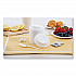 Optima Reclosable Lid, Fits 12 oz to 24 oz Hot Cups, Plastic, White, 100/Pack, 10 Packs/Carton (16RCL)