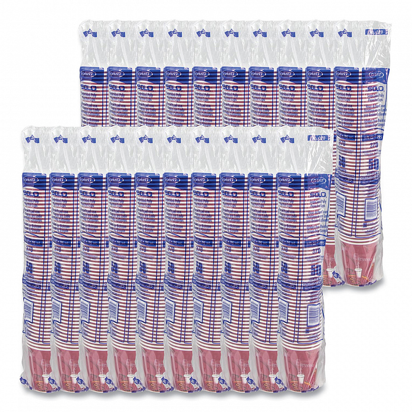 Paper Hot Drink Cups in Bistro Design, 3.35" Diameter x 3.82" h, 10 oz, Maroon, 1,000/Carton (370SI)