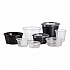 Conex Complements Portion/Medicine Cups, 3.25 oz, Plastic, Black, 125/Bag, 20 Bags/Carton (325PCBLK)