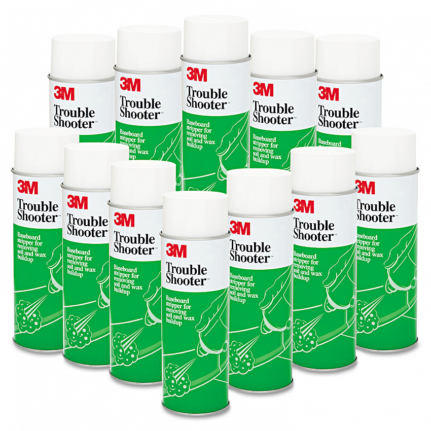 TroubleShooter Baseboard Stripper, 21 oz Aerosol Spray, 12/Carton (14001)