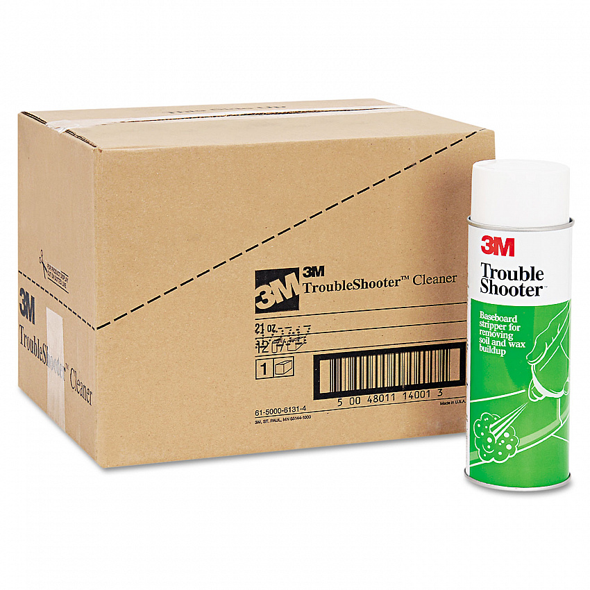 TroubleShooter Baseboard Stripper, 21 oz Aerosol Spray, 12/Carton (14001)