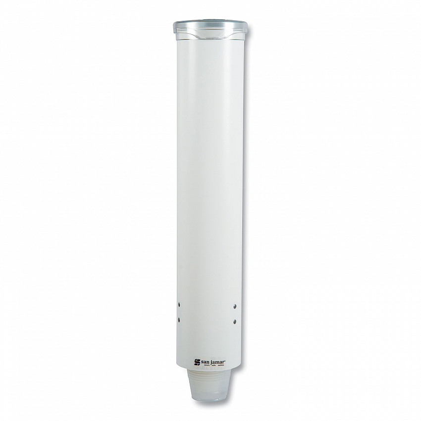 Small Pull-Type Water Cup Dispenser, For 5 oz Cups, White (C4160WH)
