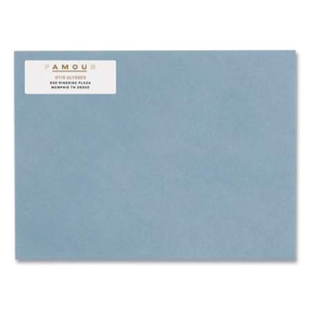 Avery Easy Peel White Address Labels w/ Sure Feed Technology, Inkjet Printers, 0.66 x 1.75, White, 60/Sheet, 25 Sheets/Pack (8195)