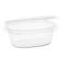 Pactiv Evergreen EarthChoice PET Hinged Lid Deli Container, 8 oz, 4.92 x 5.87 x 1.32, Clear, 200/Carton (0CA910080000)