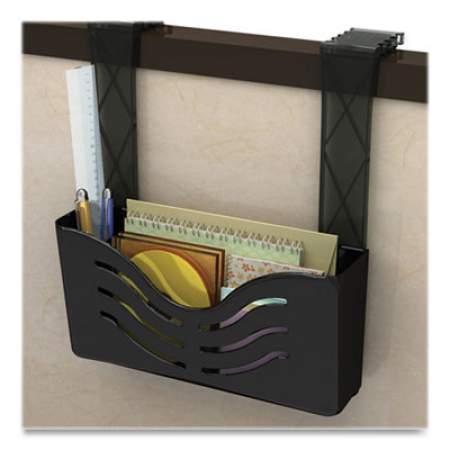 deflecto EZ Link Magnetic Wall Mount Supply Organizer, One Pocket, Tabloid, 10 x 2.63 x 5, Black (951526)