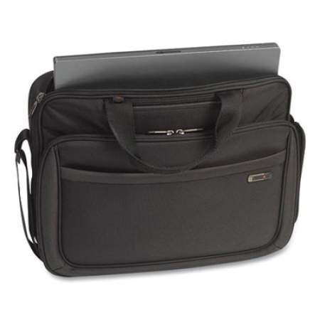 Solo Pro Laptop Briefcase, New York The City Collection, 15.6", 16" x 4.25" x 12.5", Black (800834)