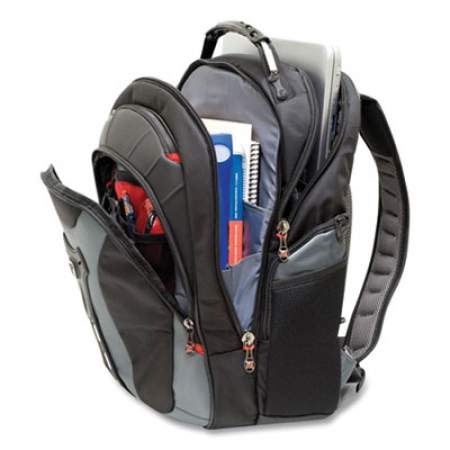 Wenger Pegasus Laptop Backpack, 17", 9.4" x 14.6" x 18.9", Black/Blue (634619)