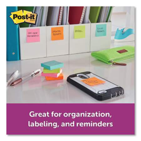 Post-it Pop-up Notes Super Sticky Pop-up 3 x 3 Note Refill, Miami, 90 Notes/Pad, 10 Pads/Pack (R33010SSMIA)