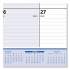 AT-A-GLANCE QuickNotes Desk Pad, 22 x 17, White/Blue/Yellow Sheets, Black Binding, Clear Corners, 13-Month (Jan to Jan): 2022 to 2023 (SK70000)