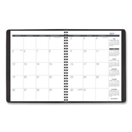 AT-A-GLANCE Monthly Planner, 8.75 x 7, Black Cover, 18-Month (July to Dec): 2021 to 2022 (7012705)