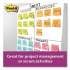Post-it Notes Super Sticky Note Pads Office Pack, 3 x 3, Canary/Miami, 90/Pad, 24 Pads/Pack (65424SSCYM)