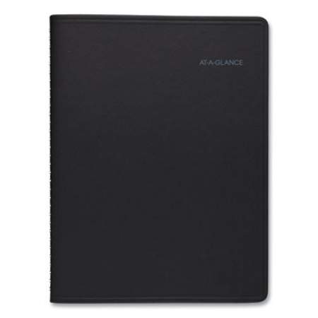AT-A-GLANCE QuickNotes Weekly/Monthly Planner, 10 x 8, Black Cover, 13-Month (July to July): 2021 to 2022 (761105)
