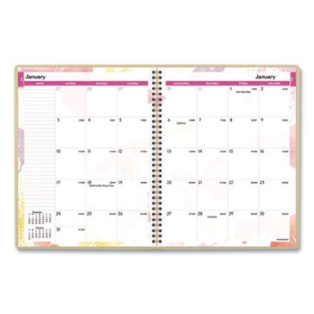 AT-A-GLANCE Watercolors Weekly/Monthly Planner, Watercolors Artwork, 11 x 8.5, Multicolor Cover, 13-Month (Jan to Jan): 2022 to 2023 (791905G)