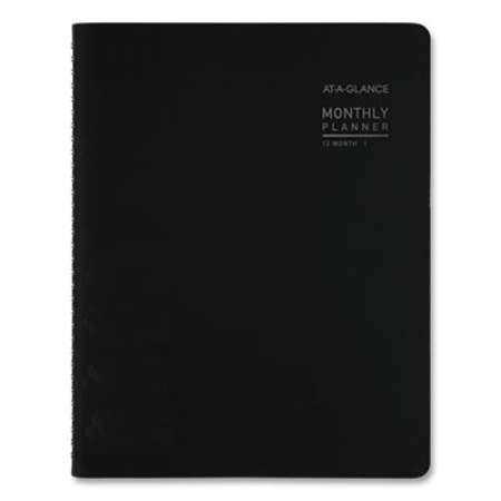 AT-A-GLANCE Contemporary Monthly Planner, 8.75 x 7, Black Cover, 12-Month (Jan to Dec): 2022 (70120X05)