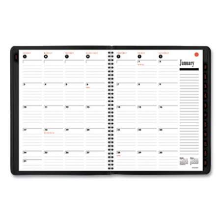 AT-A-GLANCE 800 Range Weekly/Monthly Appointment Book, 11 x 8.25, Black Cover, 12-Month (Jan to Dec): 2022 (7086405)