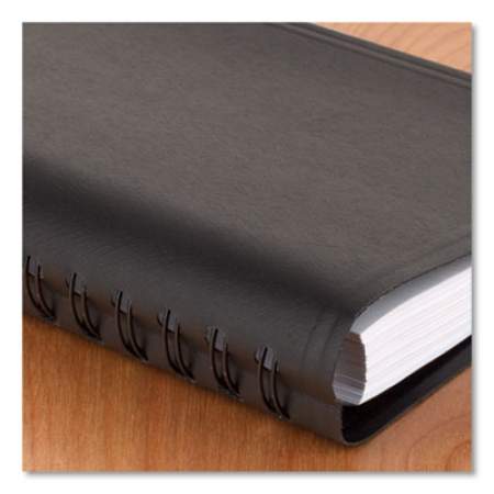 AT-A-GLANCE Daily Appointment Book with 30-Minute Appointments, 8 x 5, Black Cover, 12-Month (Jan to Dec): 2022 (7020705)