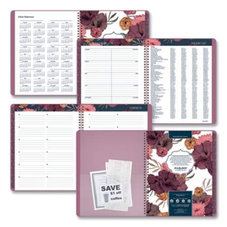 AT-A-GLANCE Dark Romance Weekly/Monthly Planner, Dark Romance Floral Artwork, 11 x 8.5, Multicolor Cover, 13-Month (Jan-Jan): 2022-2023 (5254905)