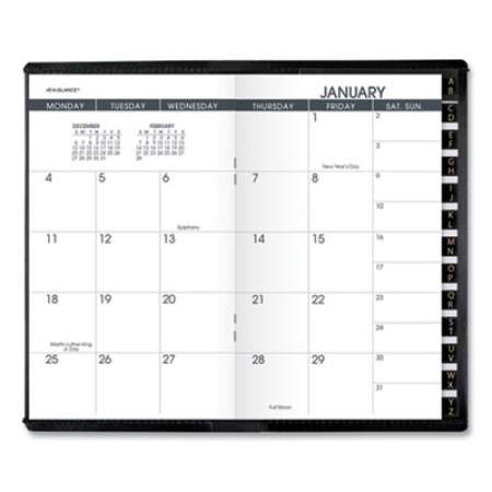 AT-A-GLANCE Pocket-Size Monthly Planner, 6 x 3.5, Black Cover, 13-Month (Jan to Jan): 2022 to 2023 (7006405)