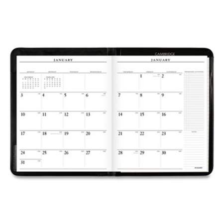AT-A-GLANCE Executive Monthly Padfolio, 11 x 9, Black Cover, 13-Month (Jan to Jan): 2022 to 2023 (7029005)