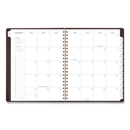 AT-A-GLANCE Signature Collection Distressed Brown Weekly Monthly Planner, 11 x 8.5, Brown Cover, 13-Month (Jan to Jan): 2022 to 2023 (YP90509)