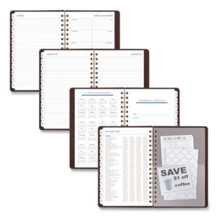 AT-A-GLANCE Signature Collection Distressed Brown Weekly Monthly Planner, 8.5 x 5.5, Brown Cover, 13-Month (Jan to Jan): 2022 to 2023 (YP20009)