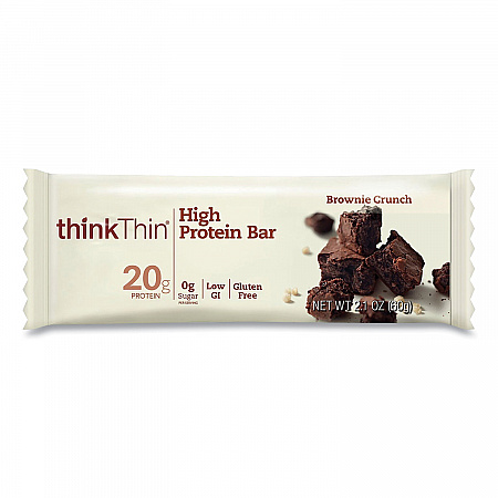 High Protein Bars, Brownie Crunch, 2.1 oz Bar, 10 Bars/Carton (20902478)