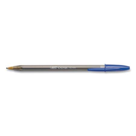 BIC Cristal Xtra Bold Ballpoint Pen, Stick, Bold 1.6 mm, Blue Ink, Clear Barrel, 24/Pack (897512)