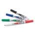 Quartet Low-Odor Dry-Erase Marker, Fine Bullet Tip, Assorted Colors, 4/Pack (377796)