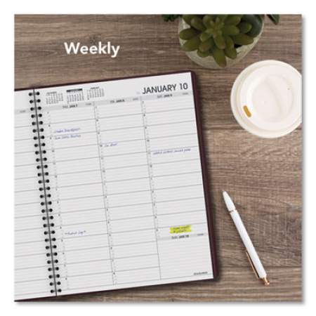 AT-A-GLANCE Weekly Appointment Book, 11 x 8.25, Winestone Cover, 13-Month (Jan to Jan): 2022 to 2023 (7095050)