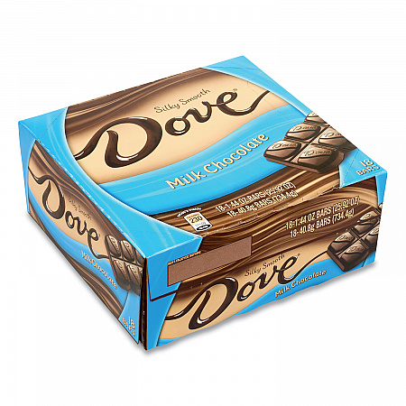 Milk Chocolate Bars, 1.44 oz, 18 Bars/Carton (20900468)