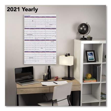 AT-A-GLANCE Yearly Wall Calendar, 24 x 36, White Sheets, 12-Month (Jan to Dec): 2022 (PM1228)