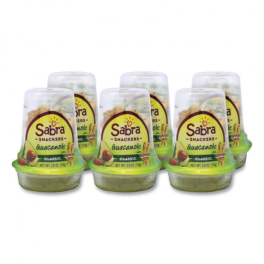 Grab and Go Guacamole with Tostitos Tortilla Chips, 2.8 oz Cup, 6 Cups/Pack (90200453)