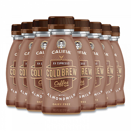 Cold Brew Coffee with Almond Milk, XX Espresso, 10.5 oz Bottle, 8/Pack (90200447)