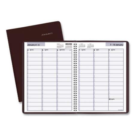 AT-A-GLANCE DayMinder Weekly Appointment Book, Vertical-Column Format, 11 x 8, Burgundy Cover, 12-Month (Jan to Dec): 2022 (G52014)