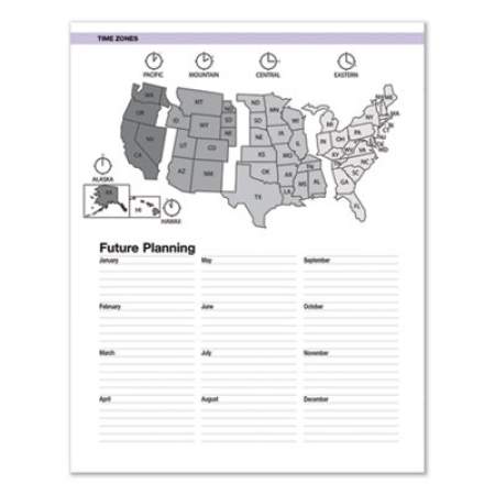 House of Doolittle Recycled Wild Flower Weekly/Monthly Planner, Wild Flowers Artwork, 9 x 7, Gray/White/Purple Cover, 12-Month (Jan-Dec): 2022 (295674)