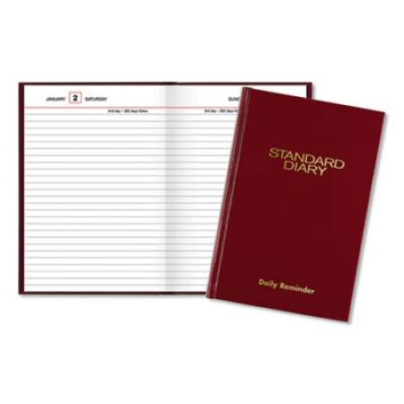 AT-A-GLANCE Standard Diary Daily Reminder Book, 2022 Edition, Medium/College Rule, Red Cover, 7.5 x 5.13, 201 Sheets (SD38713)