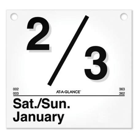 AT-A-GLANCE "Today Is" Daily Wall Calendar Refill, 8.5 x 8, White Sheets, 12-Month (Jan to Dec): 2022 (K450)