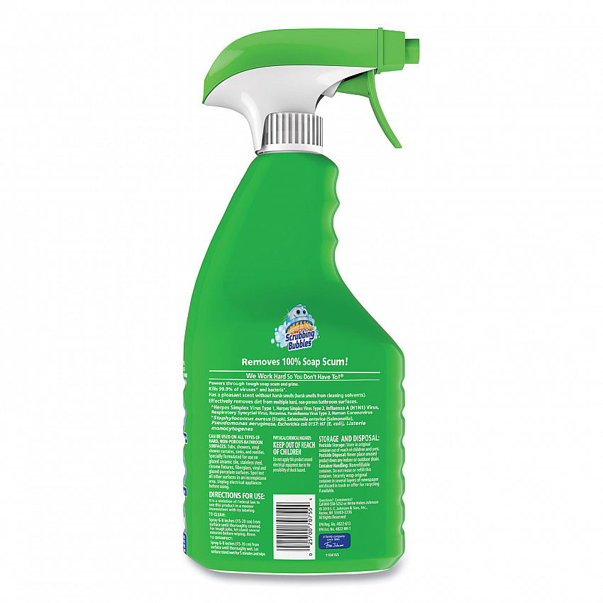 Multi Surface Bathroom Cleaner, Citrus Scent, 32 oz Spray Bottle (366078EA)
