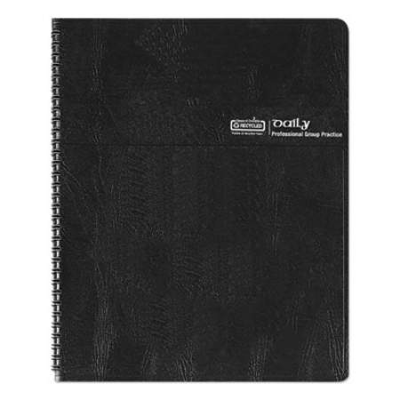 House of Doolittle Four-Person Group Practice Daily Appointment Book, 11 x 8.5, Black Cover, 12-Month (Jan to Dec): 2022 (28202)