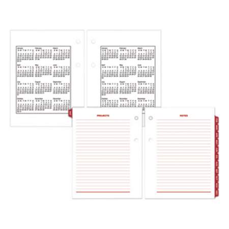 AT-A-GLANCE Compact Desk Calendar Refill, 3 x 3.75, White Sheets, 2022 (E91950)