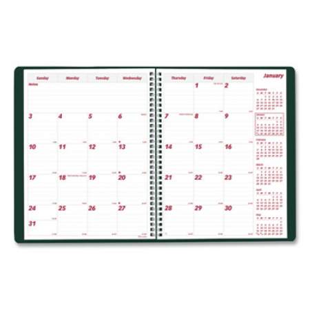 Brownline Mountains 14-Month Planner, Mountains Photography, 11 x 8.5, Green/Black/Gray Cover, 14-Month (Dec to Jan): 2021 to 2023 (CB1262G03)