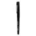 Universal Porous Point Pen, Stick, Medium 0.7 mm, Black Ink, Black Barrel, Dozen (50502)