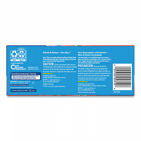 Double Zipper Storage Bags, Triple System Seal, Quart, 9.63