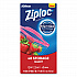Double Zipper Storage Bags, Triple System Seal, Quart, 9.63