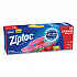 Double Zipper Storage Bags, Triple System Seal, Gallon, 10.56