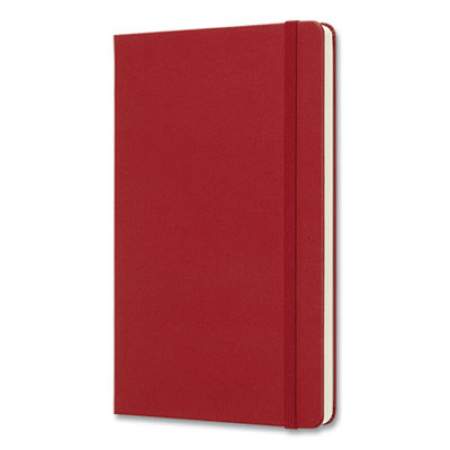 Moleskine Classic Collection Hard Cover Notebook, Quadrille (Dot Grid) Rule, Scarlet Red Cover, 8.25 x 5 (24359863)