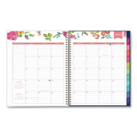Blue Sky Day Designer Peyton Create-Your-Own Cover Weekly/Monthly Planner, Floral Artwork, 11 x 8.5, Navy, 12-Month (Jan-Dec): 2022 (103617)